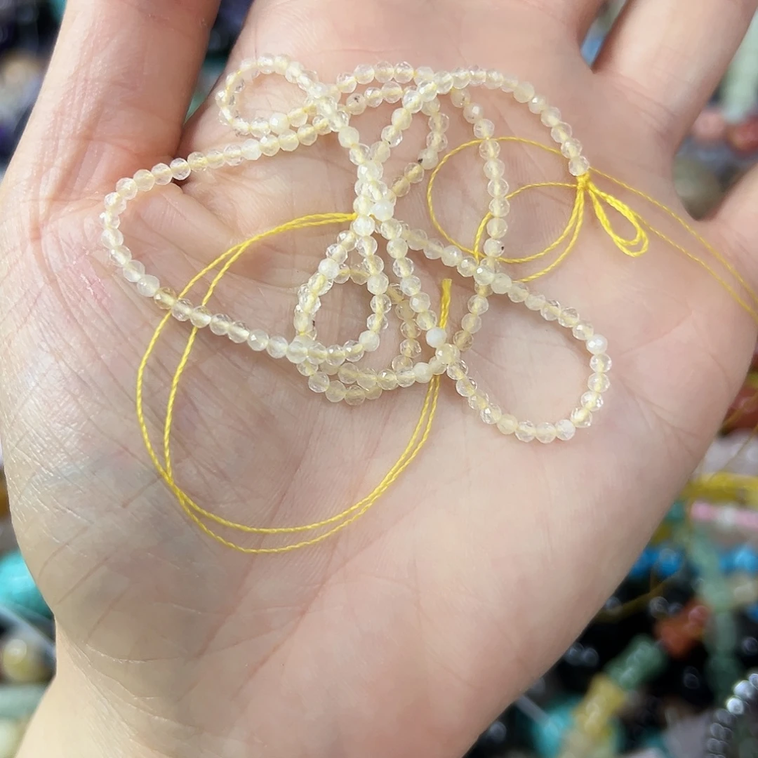 玛瑙/玉髓合金珠宝半成品 卡2➕黄水晶切面到手2条