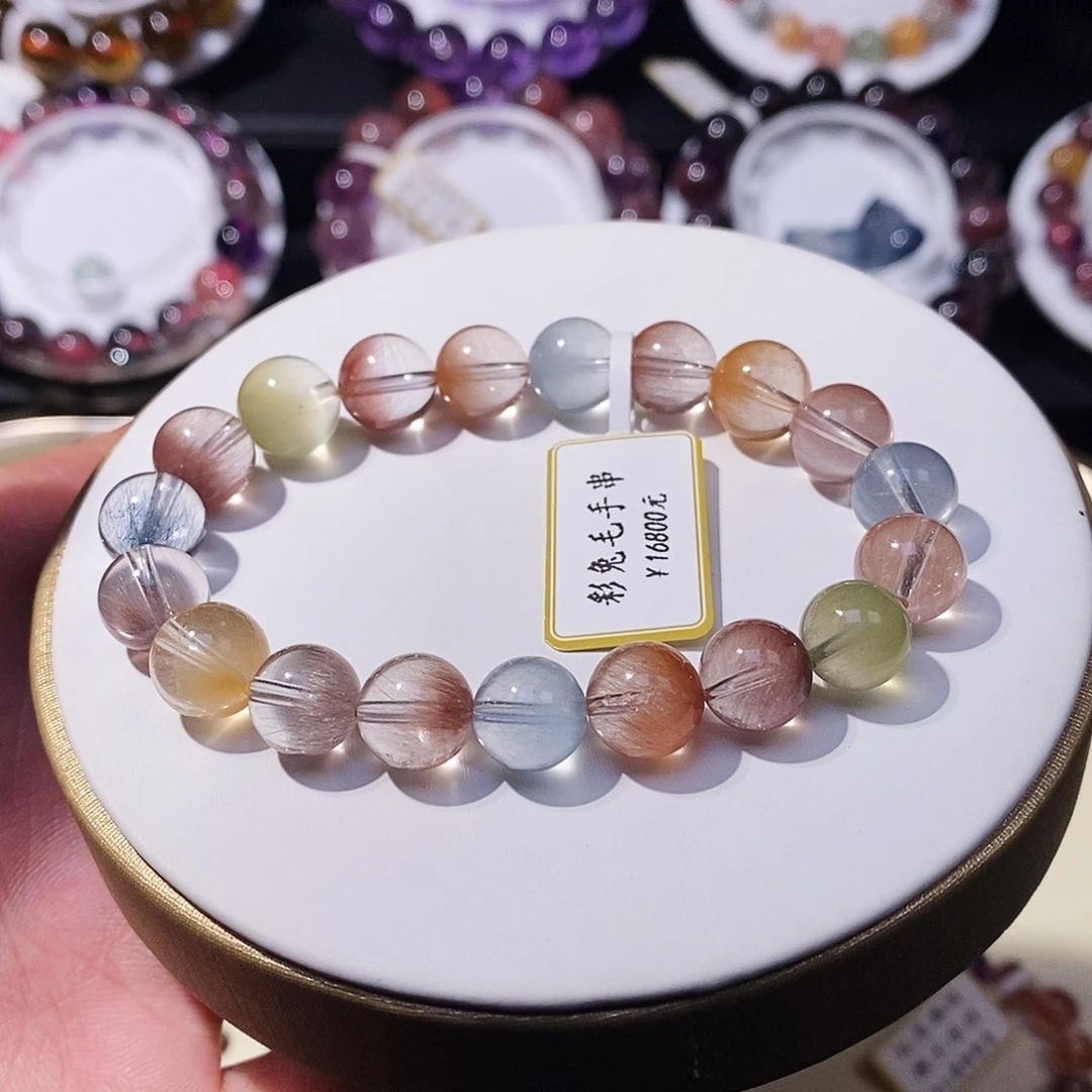 未镶嵌手链水晶手串9.5