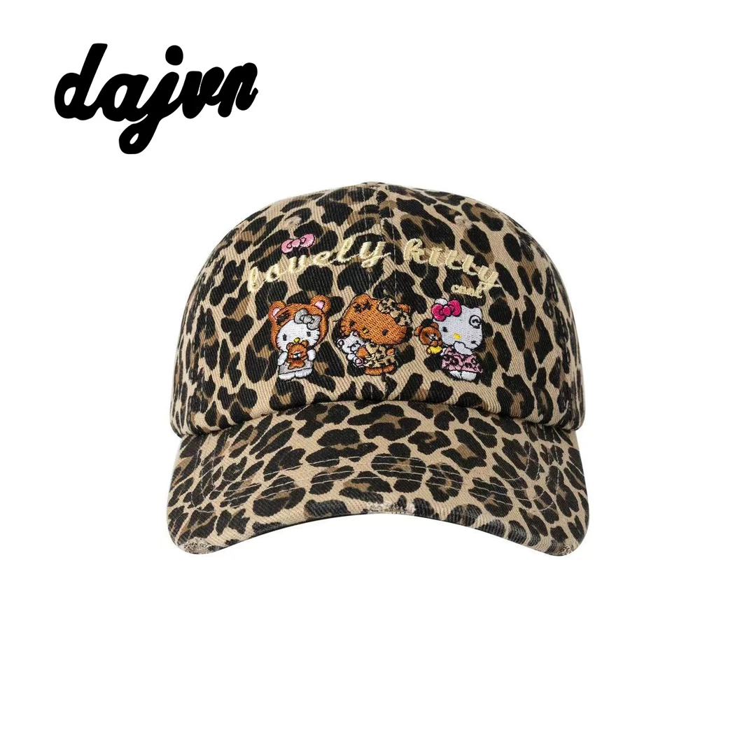 DAJUN大俊 “三只kt系列彩色and豹纹棒球帽”