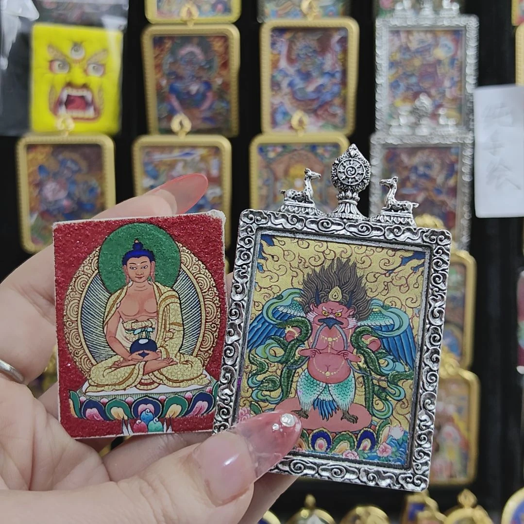 吊坠手****5阿弥老师唐卡艺术大鹏鸟