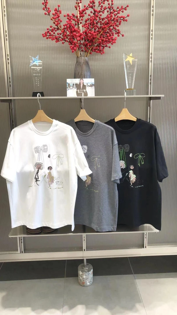 原单25夏新品T恤短袖圆领宽松5P6113460