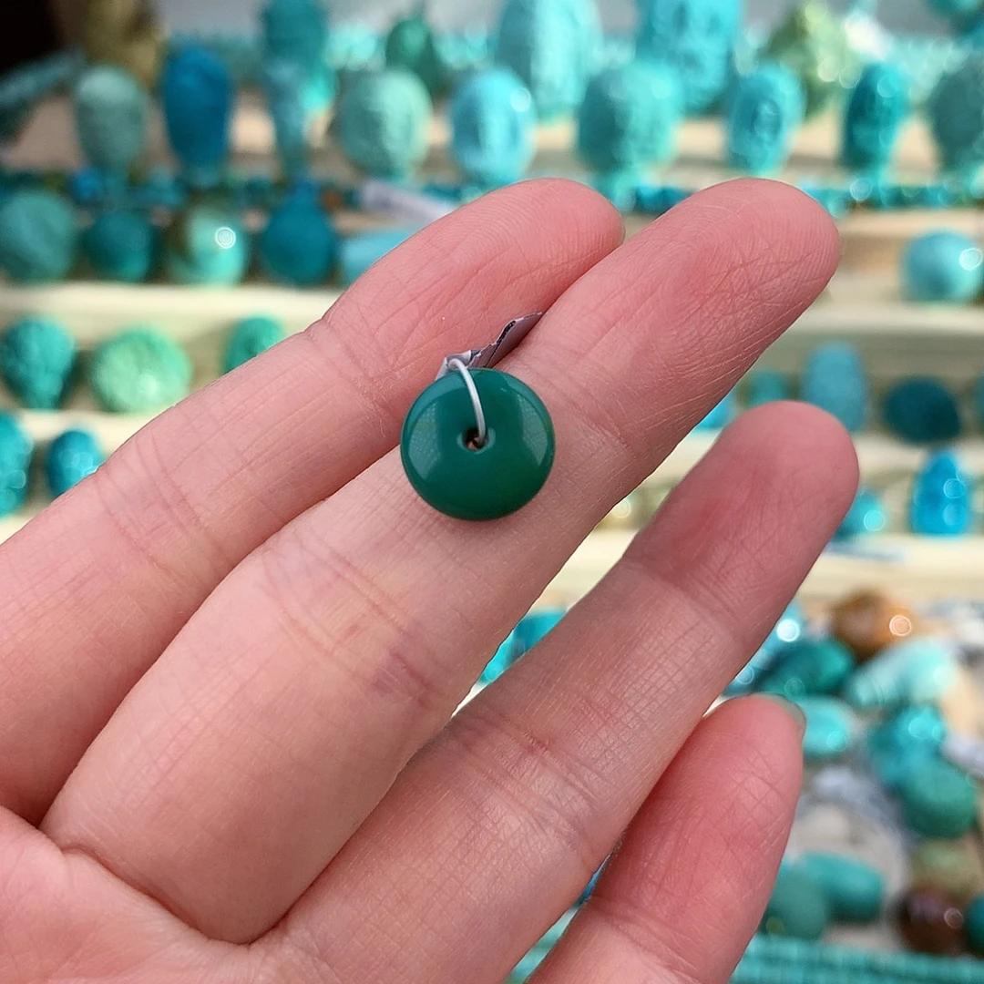 L***绿松石未镶嵌珠宝奇石