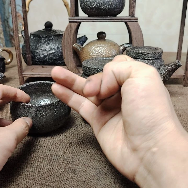 青*全手工制作精品龙蛋壶