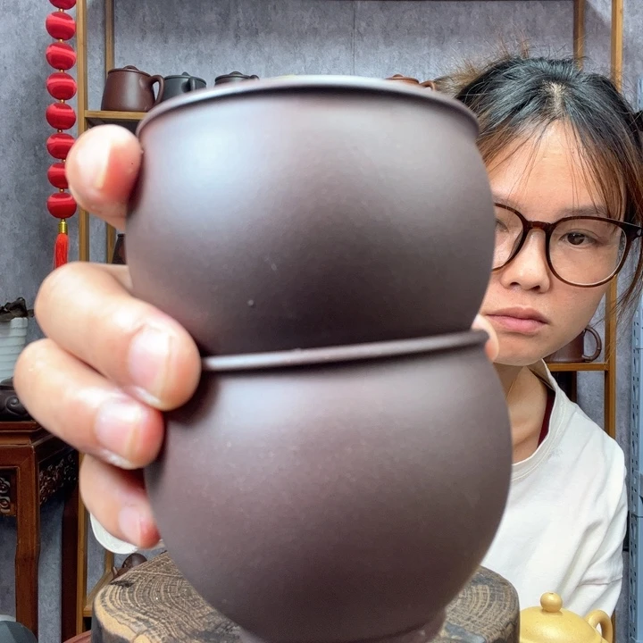 茶杯紫砂原矿紫砂杯