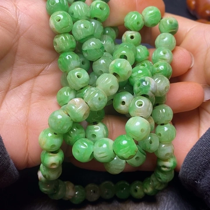 白玉菩提吊坠摆件