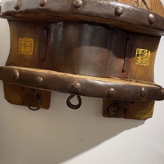 木灵***泉老榆木刻字