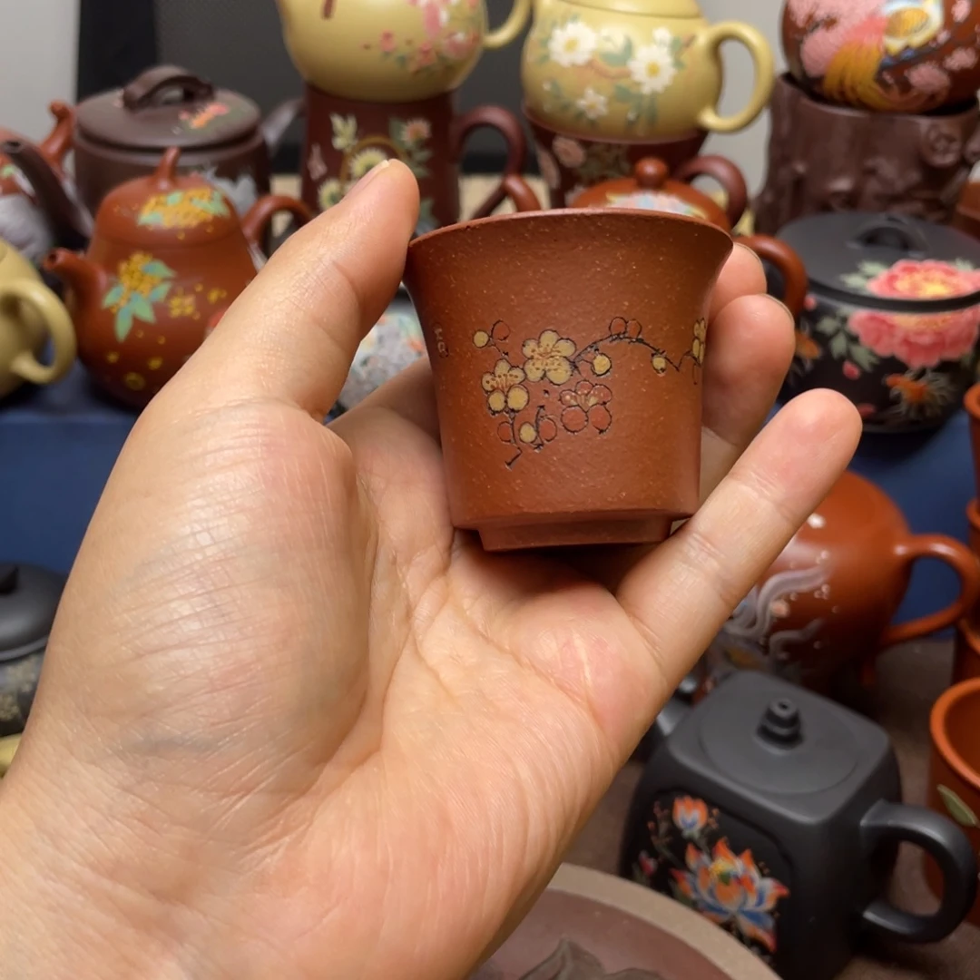 茶杯紫泥紫砂主人杯50cc