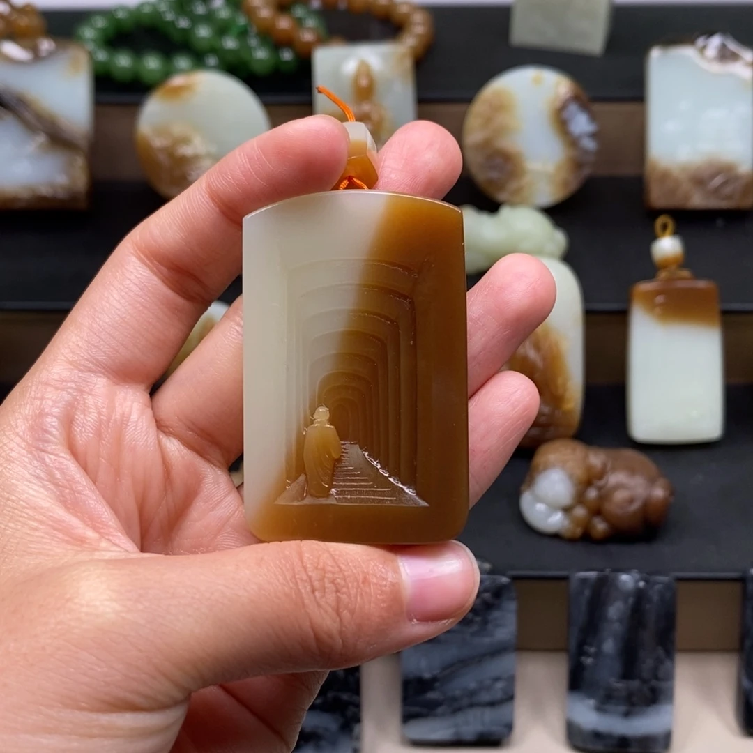 未镶嵌和田玉挂件