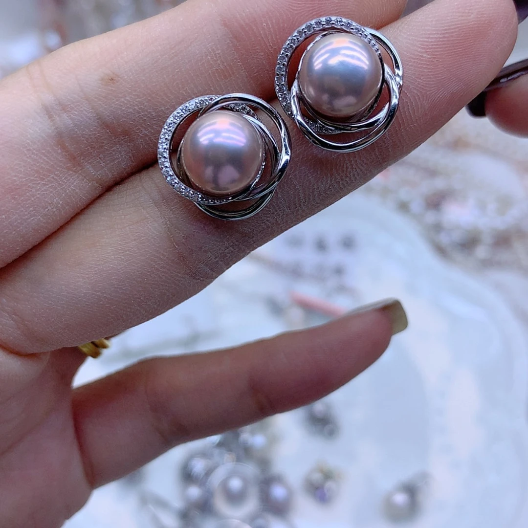 【闪购商品】淡水珍珠银S925镶嵌颈饰