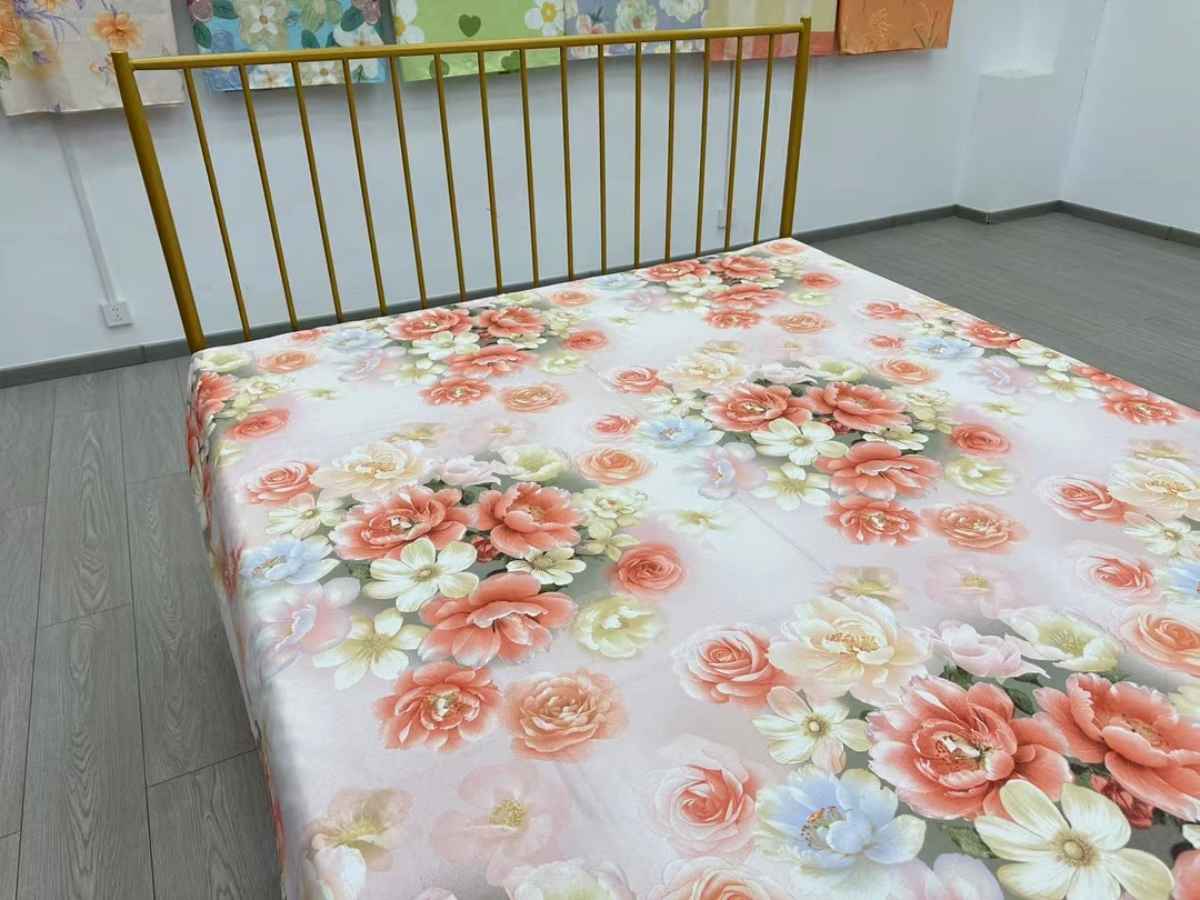 锦绣花海 精美印花床单230cm*240cm