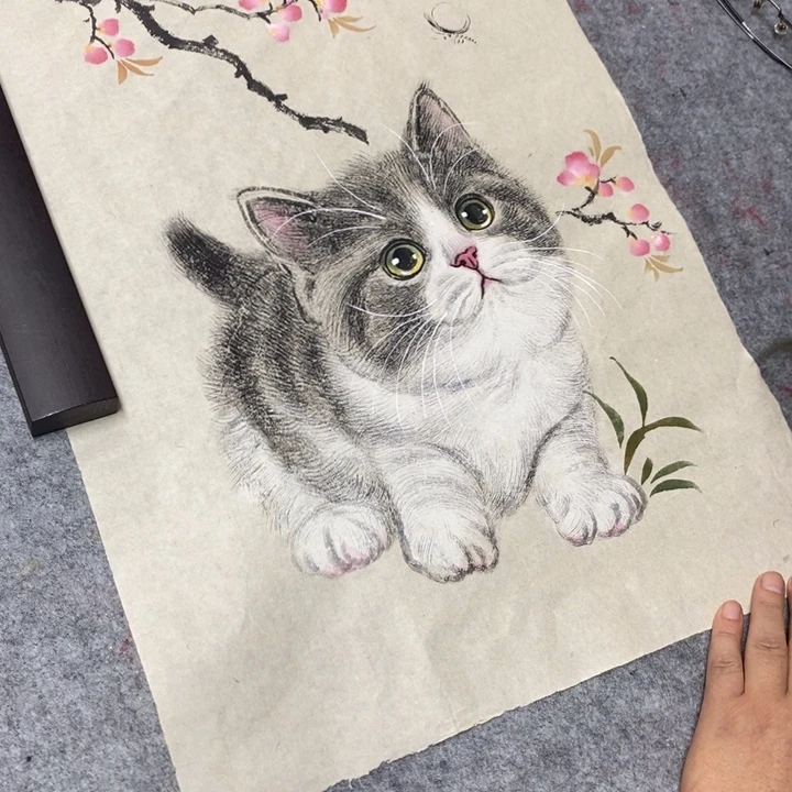 国画亲笔手绘原创