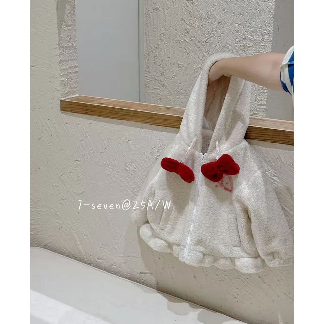 7Seven·25冬~kt猫蝴蝶结毛毛外套9404（童装汉服）