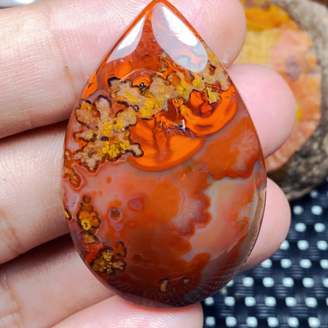 未镶嵌吊坠(不含链)玛瑙/玉髓雪*