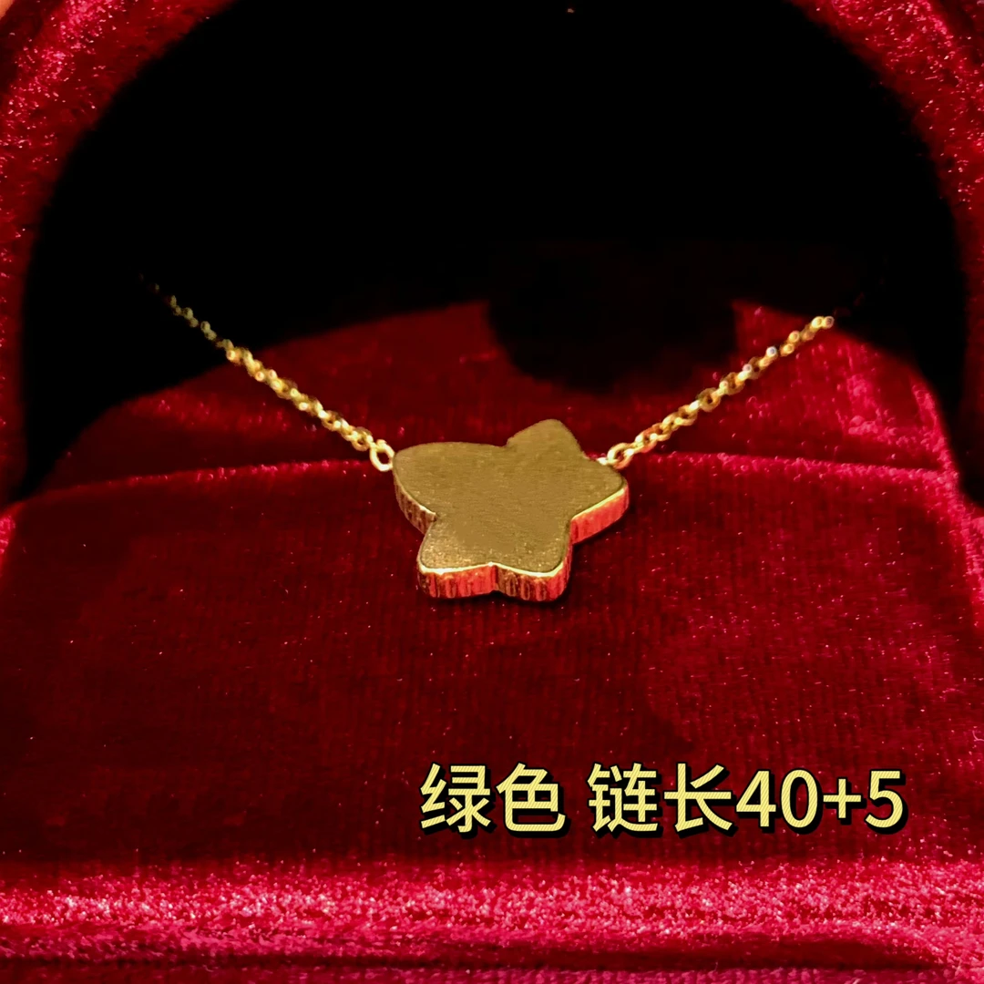 钛钢项链 BIBI【绿色枫叶】项链BB171