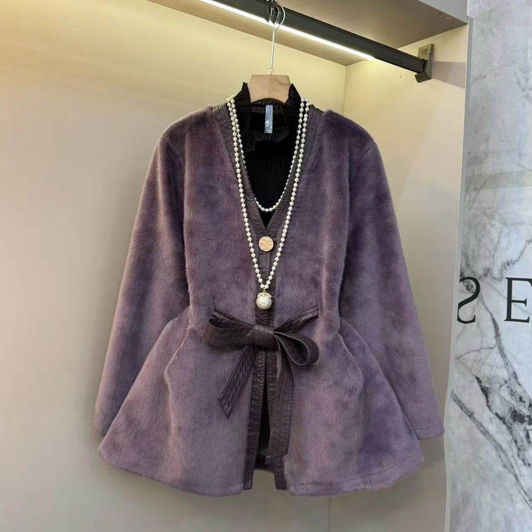 欧货高级感名媛风秋冬外套气质轻奢高领内搭百搭宽松小众外套996