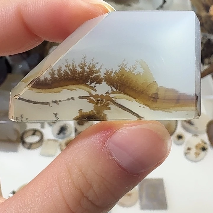 玛瑙/玉髓合金珠宝半成品