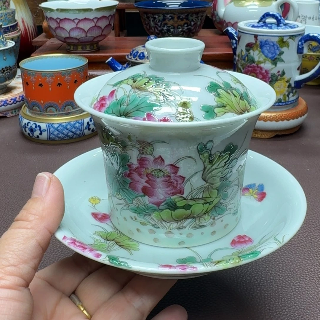 瓷片景德镇仿古手工制作精品展示