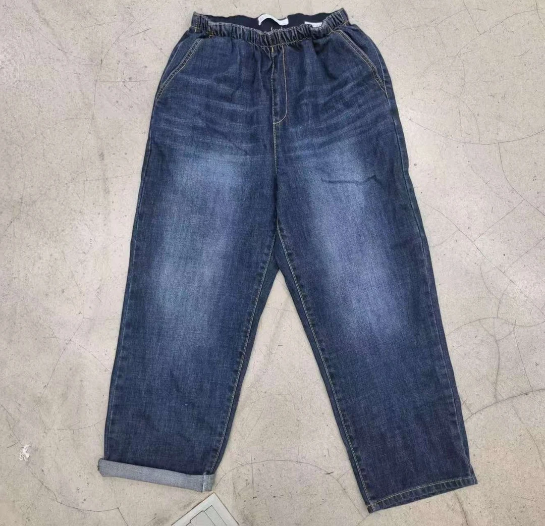 GO家秋款全松紧腰牛仔裤（NO退换）