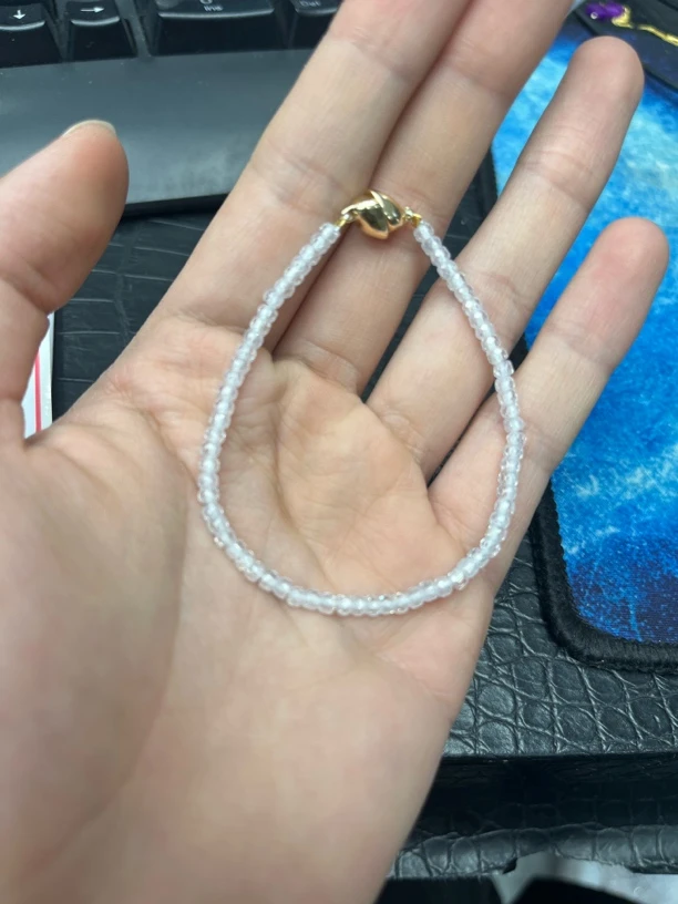 美货 白钻2*3钻切手链