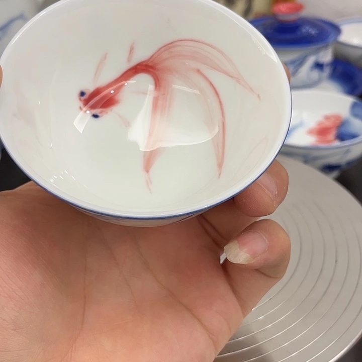 烟***渺手工手绘陶瓷作品