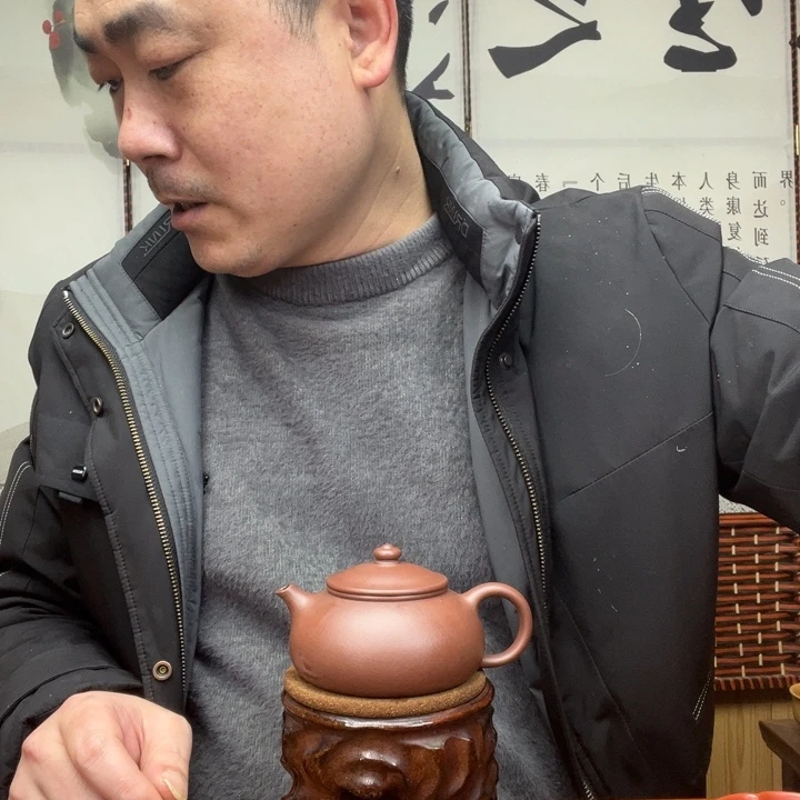 茶壶紫砂原矿底槽清全手工寒江190毫升