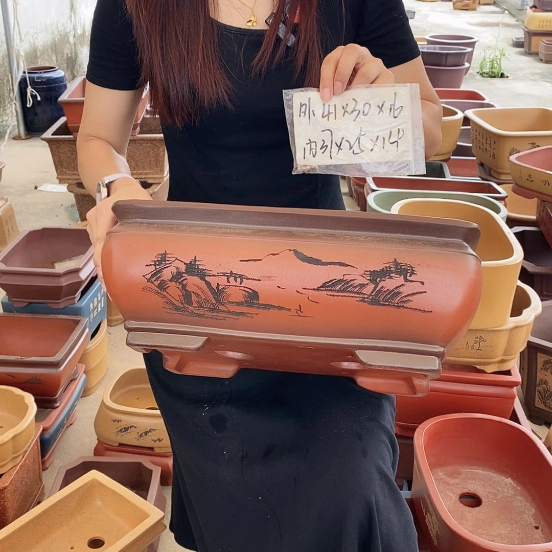 紫砂花盆紫砂花盆