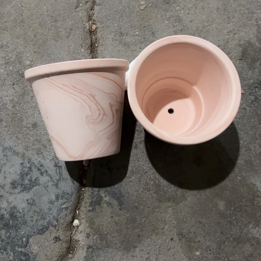 【闪购商品】红陶玛奇朵新斗盆13口11高2个