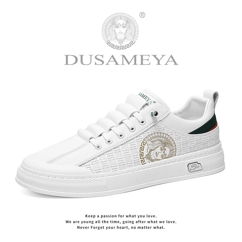 DUSAMEYA/杜莎米娅春夏新款轻奢休闲百搭低帮时尚透气潮流板鞋