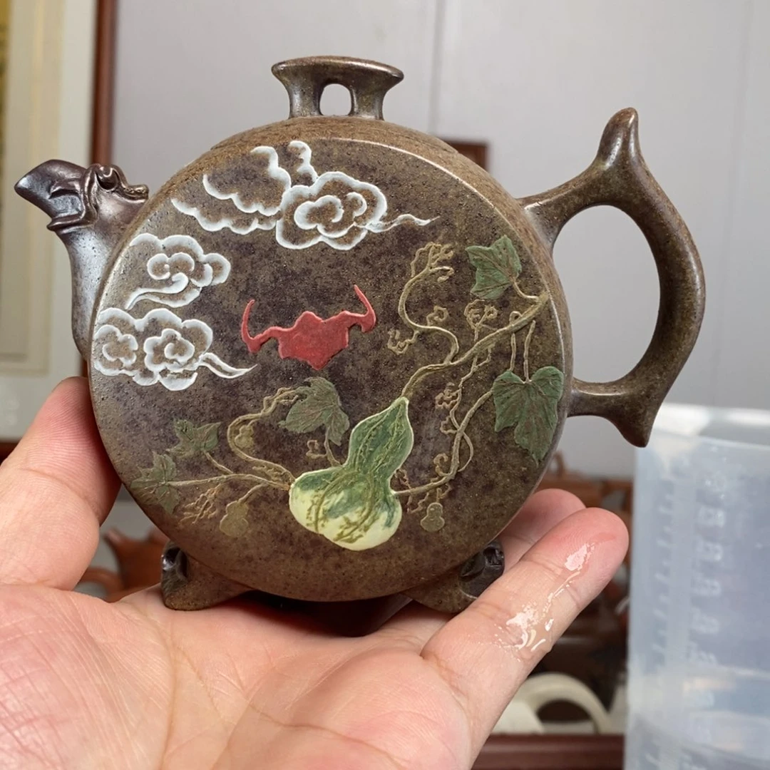 茶壶紫砂原矿泥料传统工艺制作