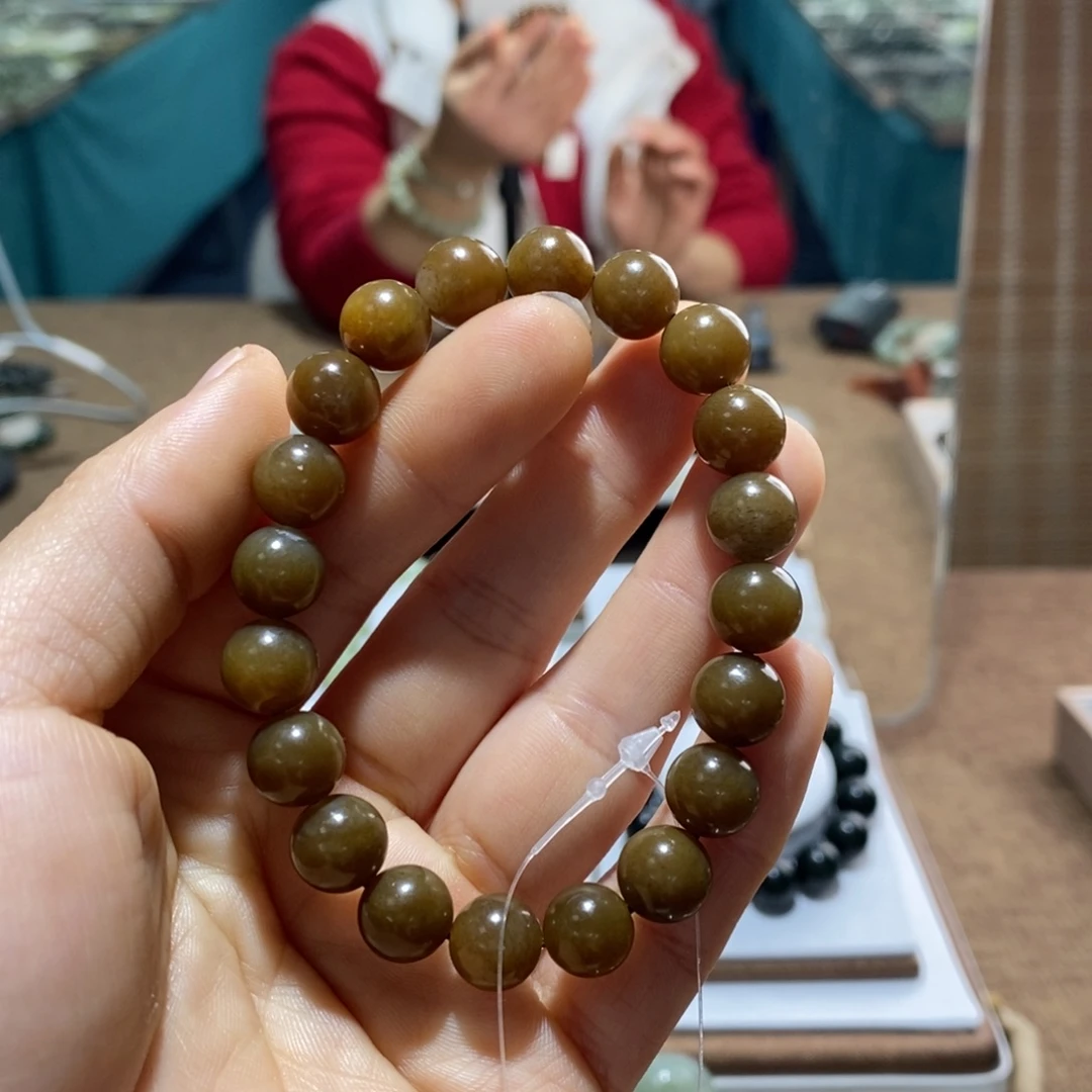 和田玉未镶嵌手链10