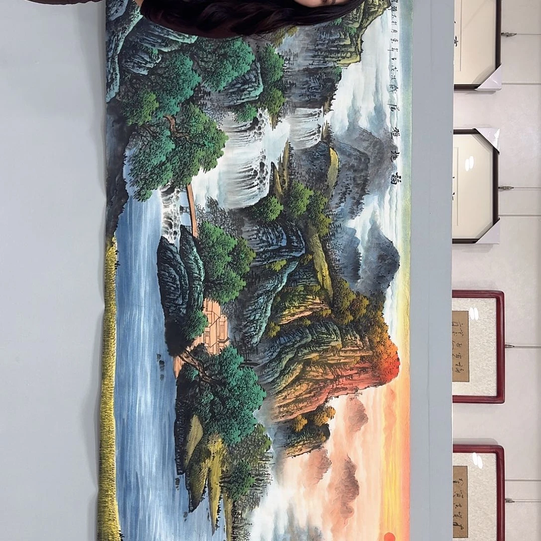 国画国画作品多次入选