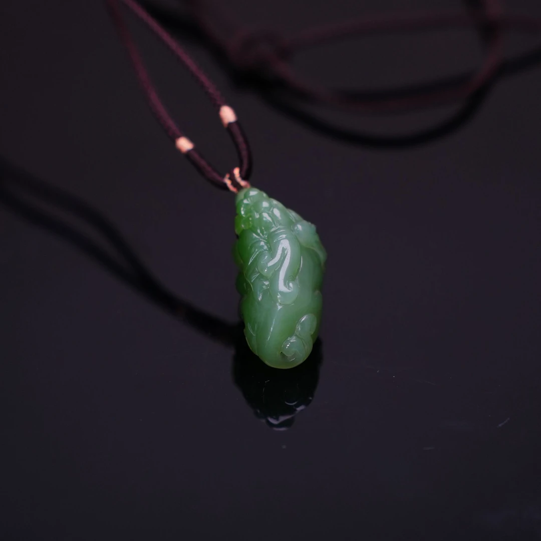 LOT8822俄料碧玉貔貅