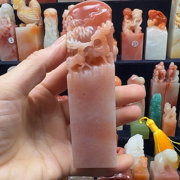 寿山石印石寿山石手工雕刻