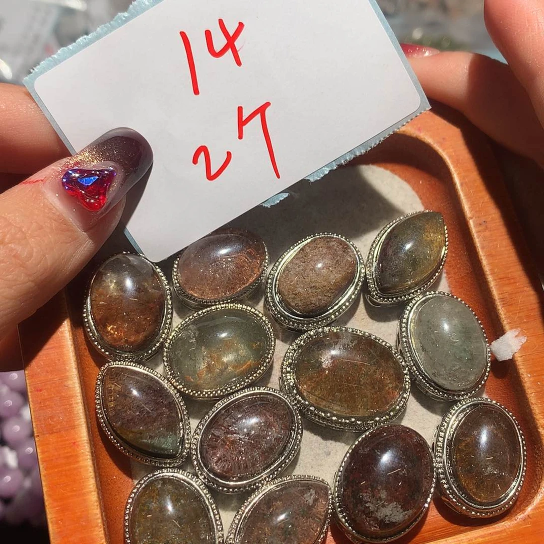 水晶颈饰合金多样化发2个14