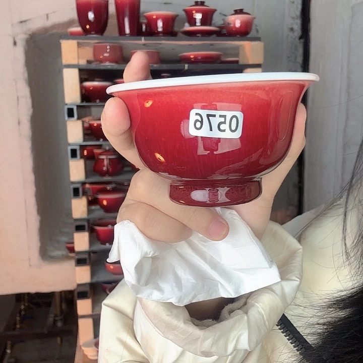 瓷片景德镇郎红陶瓷