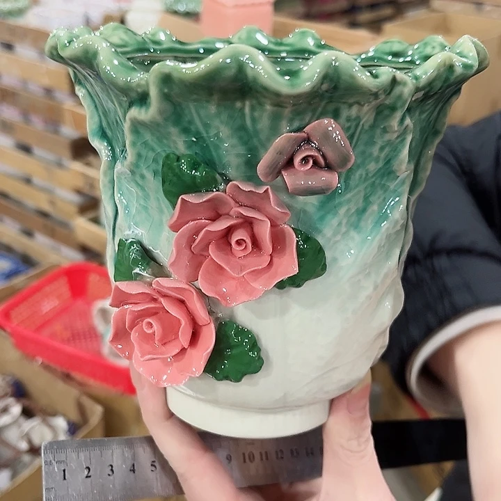 陶瓷陶瓷多肉植物花盆