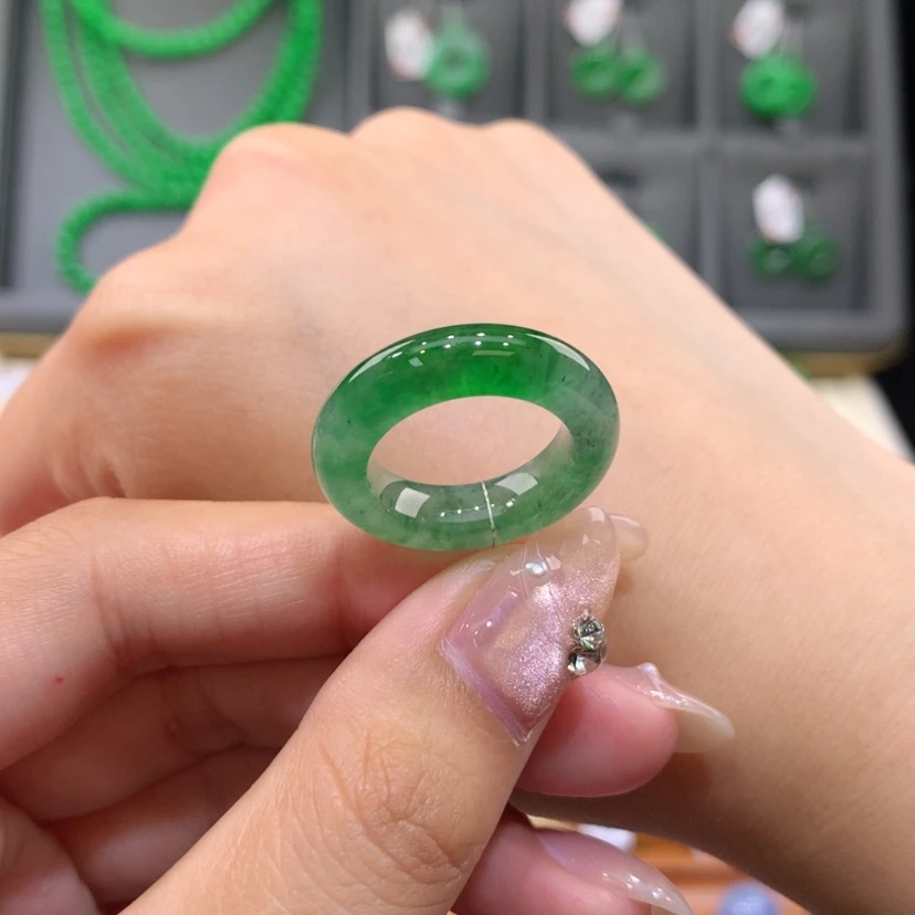 【闪购商品】未镶嵌戒指翡翠9-10号