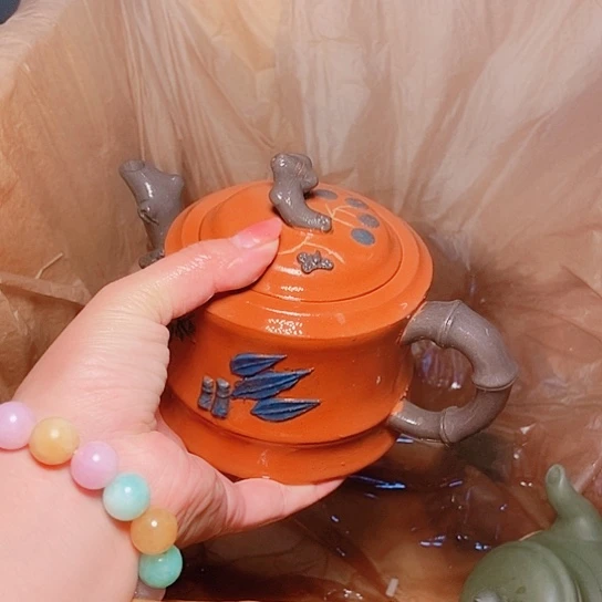 茶壶绿泥宜兴紫砂全手工制作工艺