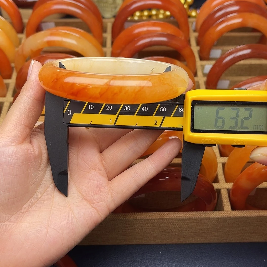 合金石英质玉（黄龙玉）手镯茄山老油料福利42号