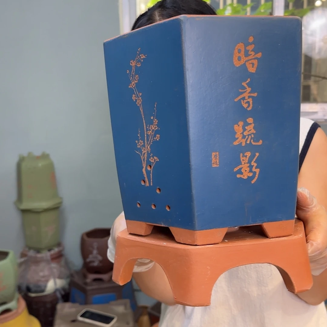 紫砂花盆紫砂口径20