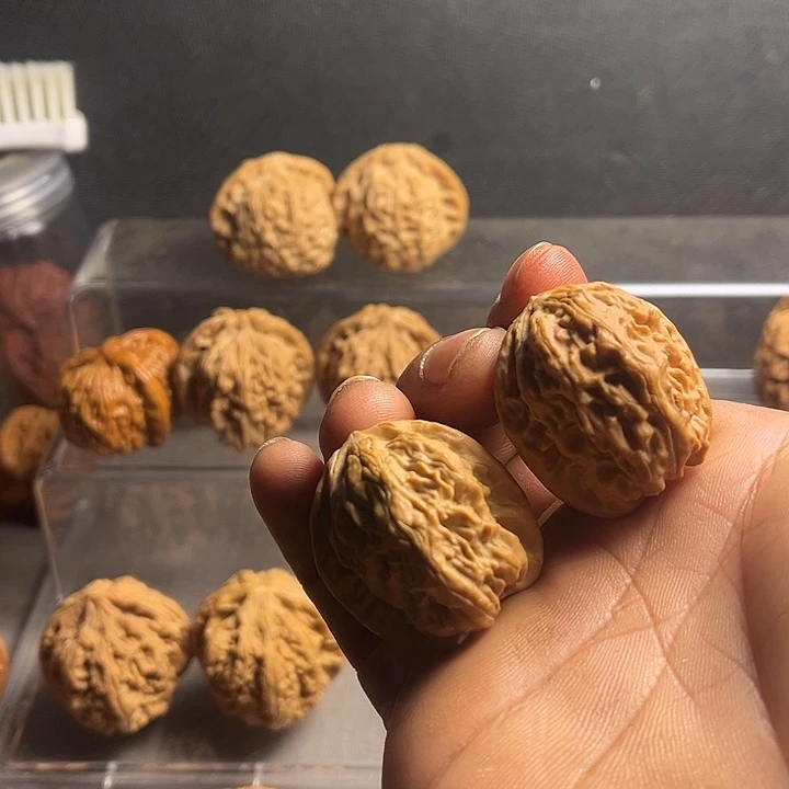 吊坠文玩核桃32野狼…………