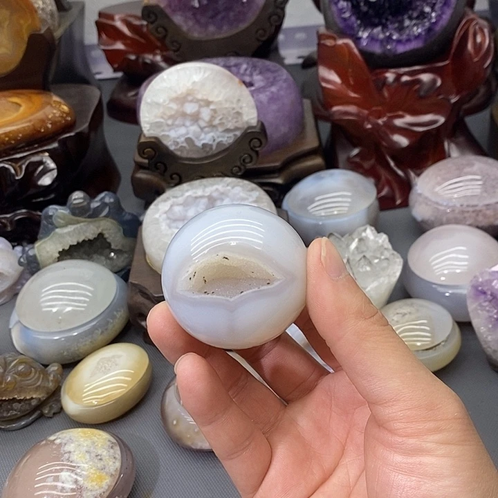 未镶嵌摆件紫晶聚宝盆