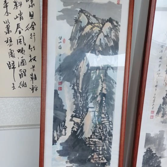 M***王书法定制山水条屏