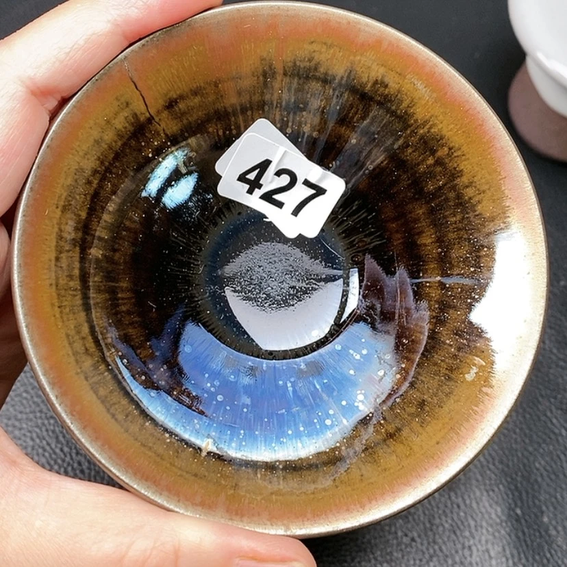 【闪购商品】茶盏全手工原矿釉放漏