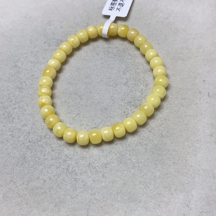 裸石蜜蜡未镶嵌串