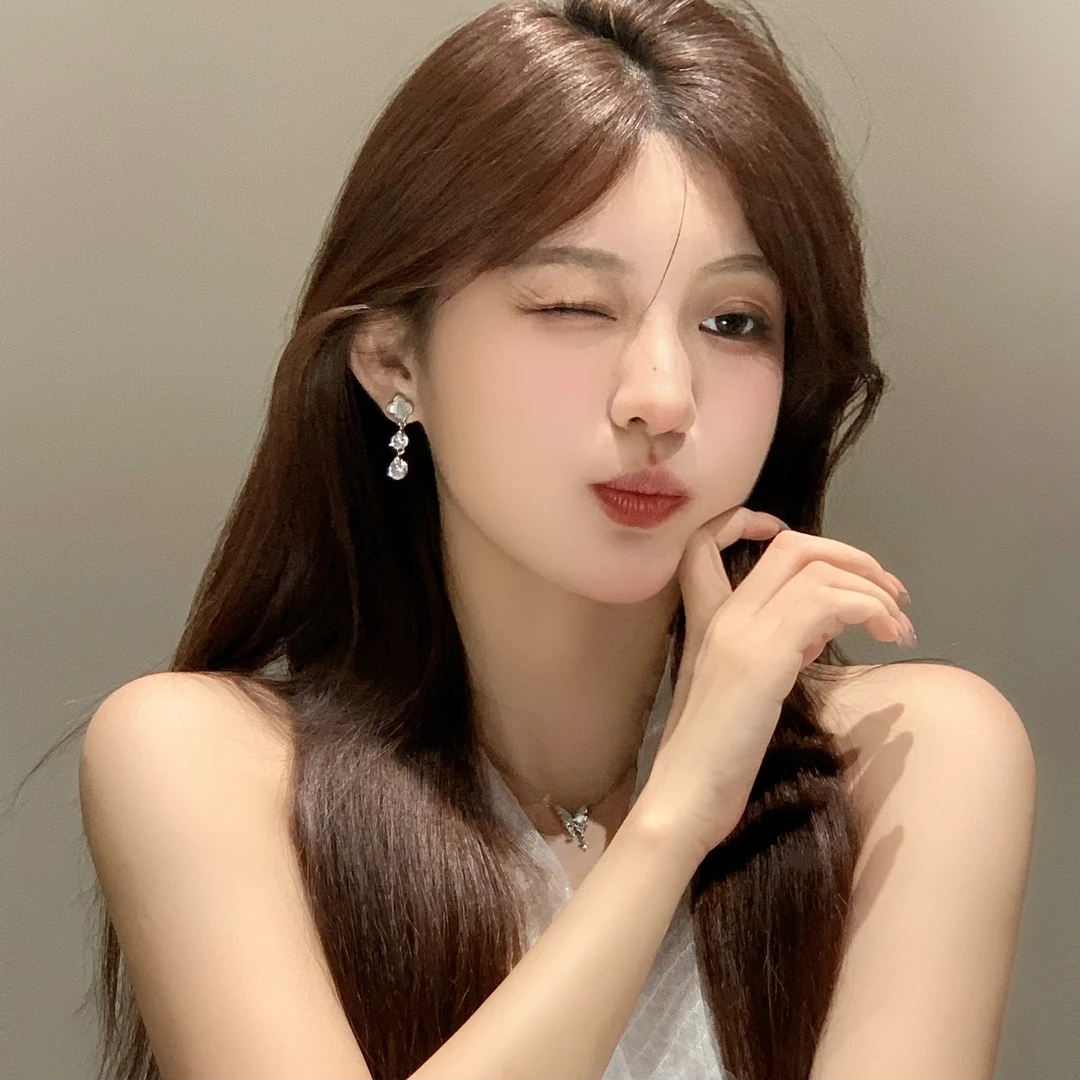 FULL GIRLISH耳环01132设计感四叶草耳钉耳饰