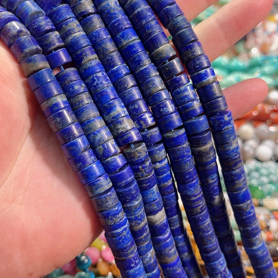 玛瑙/玉髓未镶嵌珠宝半成品青金直切一条11mm