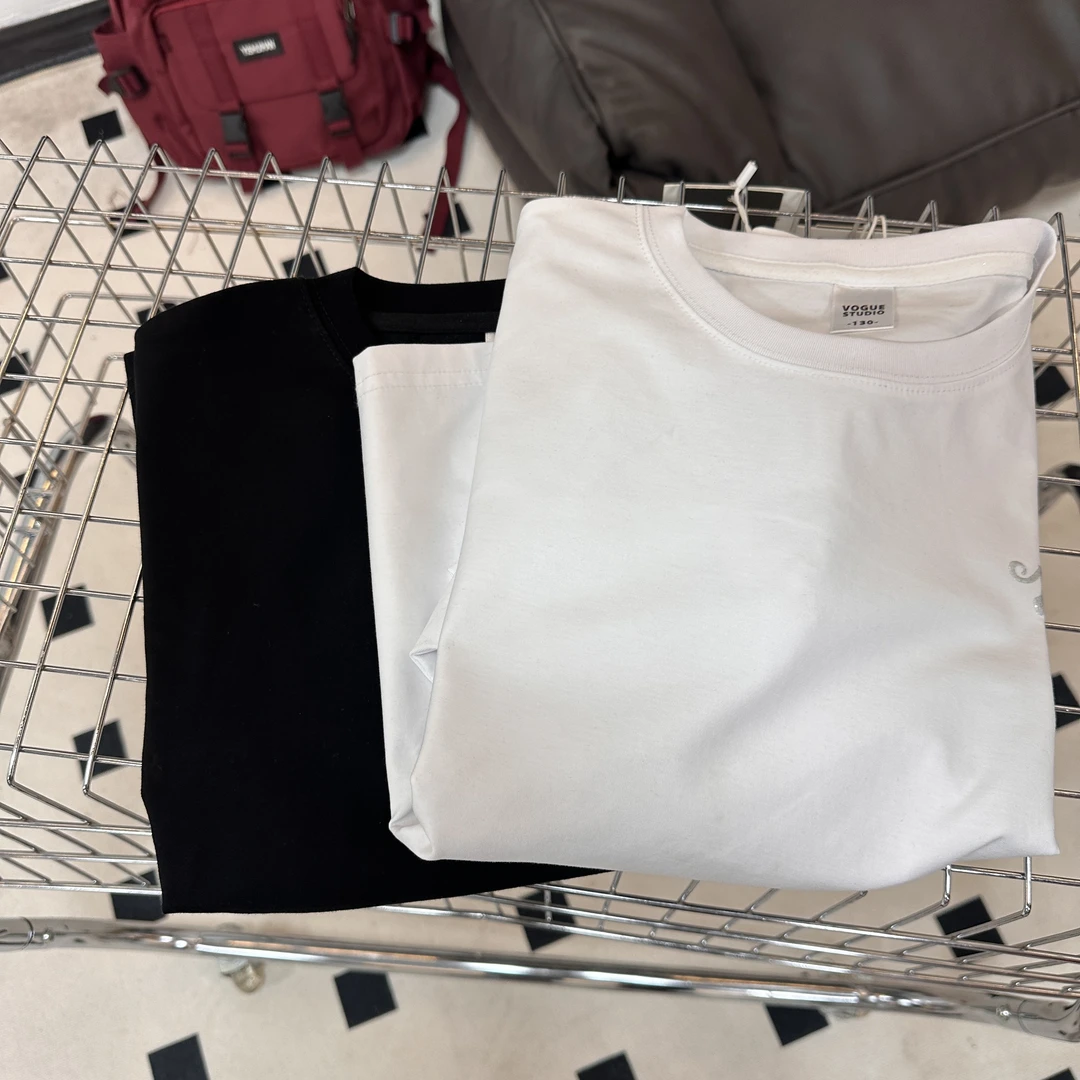 3945（oy）男女童潮款时髦洋气个性百搭夏季短袖