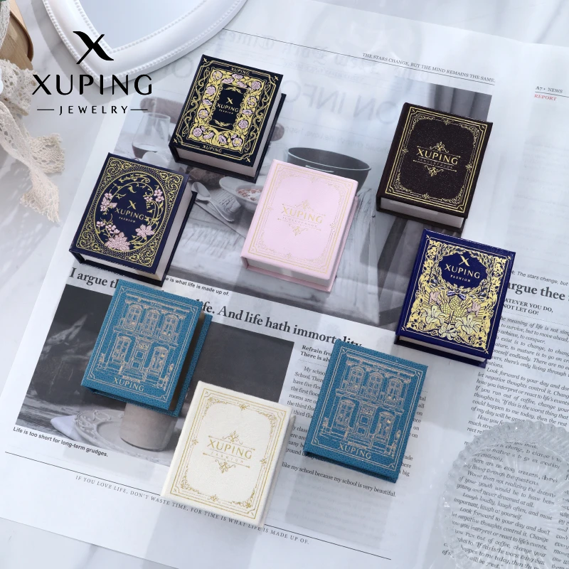 XUPING/旭平首饰 首饰盒/箱 可爱书本首饰盒创意便携式首饰盒GD