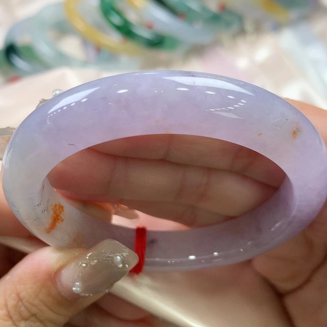 翡翠未镶嵌手镯52正圈